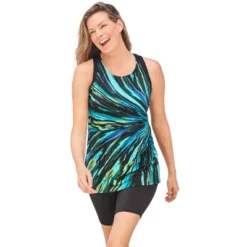 Swim 365 Women’s Plus Size Longer-Length Racerback Tankini Top 24 Swim 365 Women’s Plus Size Longer-Length Racerback Tankini Top -Mizuno Shop GUEST 58dc7880 4f8f 47af 9e42 33899e79df70