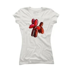 Junior's Design By Humans Balloon Animal - Dog (red) By TaliRachelle T-Shirt -Mizuno Shop GUEST 5a4a6523 804e 489a 807f f4c280995dd2