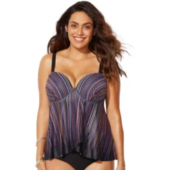 Swimsuits For All Women’s Plus Size Flyaway Underwire Tankini Top 9 Swimsuits For All Women’s Plus Size Flyaway Underwire Tankini Top -Mizuno Shop GUEST 5c2439b0 6936 4048 a36d 24f0f018c615