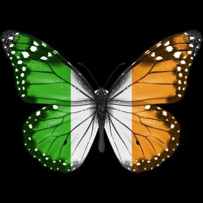 Women's Design By Humans Butterfly Flag Of Ireland By GiftsIdeas Racerback Tank Top 3 Women's Design By Humans Butterfly Flag Of Ireland By GiftsIdeas Racerback Tank Top