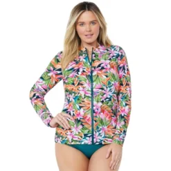 Swimsuits For All Women’s Plus Size Chlorine Resistant Zip Up Swim Shirt 12 Swimsuits For All Women’s Plus Size Chlorine Resistant Zip Up Swim Shirt -Mizuno Shop GUEST 5cad6107 25c1 4718 b03b e466fea6d97e