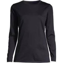 Lands' End Women's Tall Relaxed Supima Cotton Long Sleeve Crewneck T-Shirt -Mizuno Shop GUEST 5e1a3755 d343 4da3 865e 08d1b0e3994e