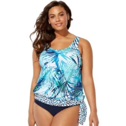 Swimsuits For All Women’s Plus Size Side Tie Blouson Tankini Top 36 Swimsuits For All Women’s Plus Size Side Tie Blouson Tankini Top -Mizuno Shop GUEST 629f9ddb 60f2 4982 9a08 8dae112d3736