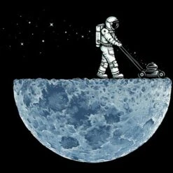 Junior's Design By Humans Mown By Buko T-Shirt