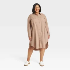 Women's Long Sleeve Button-Down Midi Shirtdress - Ava & Viv™ 14 Women's Long Sleeve Button-Down Midi Shirtdress - Ava & Viv™ -Mizuno Shop GUEST 678e31ba aaf2 4f9e 903b de86580301a5