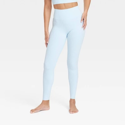 Women's Rib Curvy Leggings - All In Motion™ 7 Women's Rib Curvy Leggings - All In Motion™ - Image 5