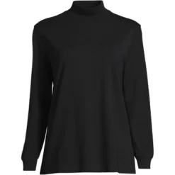 Lands' End Women's Plus Size Long Sleeve Super T Mock -Mizuno Shop GUEST 6a082a70 879b 4b4f 85af bbf9b4be9c12