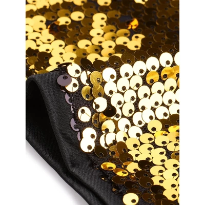 Agnes Orinda Women's Plus Size Glitter Sequin Spaghetti Strap Party Clubwear Mini Dress 6 Agnes Orinda Women's Plus Size Glitter Sequin Spaghetti Strap Party Clubwear Mini Dress - Image 4