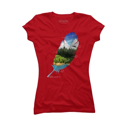 Junior's Design By Humans Wherever Wind Takes Me By Sebasebi T-Shirt 9 Junior's Design By Humans Wherever Wind Takes Me By Sebasebi T-Shirt - Image 7