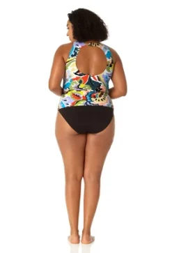 Anne Cole Plus - Women's Front Wrap High Neck Keyhole Tankini Swim Top 8 Anne Cole Plus - Women's Front Wrap High Neck Keyhole Tankini Swim Top -Mizuno Shop GUEST 7572a7ed 0651 4baa b155 42a20a3b3bfc