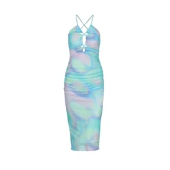 Women's Mermaidcore Tie Back Bodycon Dress -Mizuno Shop GUEST 784f06cf 072e 45ed 9c8e 2ff42fd0df3f