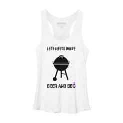 Women's Design By Humans July 4th Life Needs More BBQ By TeeShirtMadness Racerback Tank Top -Mizuno Shop GUEST 7be5da4a 8dfe 451a 9614 bf01d8414e27