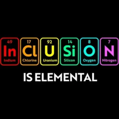 Design By Humans Inclusion Is Elemental Flag Rainbow Periodic Table By CyanidieTank Top