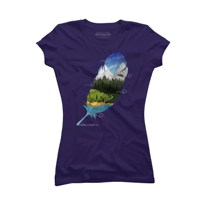 Junior's Design By Humans Wherever Wind Takes Me By Sebasebi T-Shirt 10 Junior's Design By Humans Wherever Wind Takes Me By Sebasebi T-Shirt - Image 8