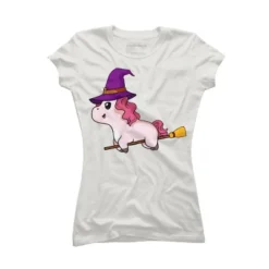 Junior's Design By Humans Witch Unicorn Halloween T Shirt By Thebeardstudio T-Shirt 21 Junior's Design By Humans Witch Unicorn Halloween T Shirt By Thebeardstudio T-Shirt -Mizuno Shop GUEST 8308222a 7272 4bfb ad05 566eb58695b3