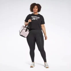 Reebok Workout Ready Vector Leggings (Plus Size) Womens Athletic Leggings