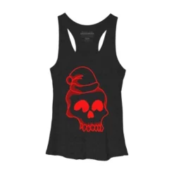 Women's Design By Humans Christmas Love Skull By Genthebunny Racerback Tank Top -Mizuno Shop GUEST 8426dced c7e9 4f79 abb0 d6ad9d13335f