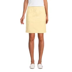 Lands' End Women's Mid Rise Elastic Waist Pull On Knockabout Chino Skort -Mizuno Shop GUEST 899261ab dcc0 4453 b75e 7b6bc7fcecec