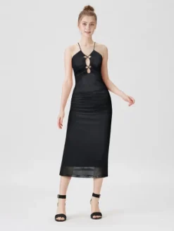 Women's Mermaidcore Tie Back Bodycon Dress -Mizuno Shop GUEST 8c3d9458 a00c 40c4 bbe7 42d8d9684c89