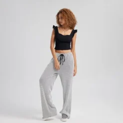 Women's Ruffled Tiny Tank Top