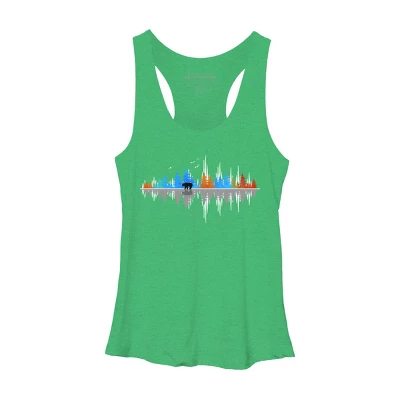 Women's Design By Humans Sounds Of Nature Color Tree Notes By NomAdartStudio Racerback Tank Top 12 Women's Design By Humans Sounds Of Nature Color Tree Notes By NomAdartStudio Racerback Tank Top - Image 10