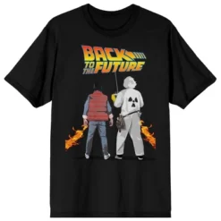 Back To The Future Key Art Women's Black T-Shirt -Mizuno Shop GUEST 90b7f841 f14a 4e10 9a48 853abad1221e