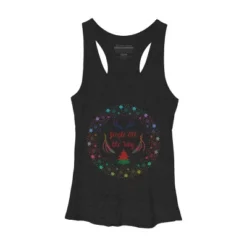 Women's Design By Humans Christmas Jingle All The Way Snowflake Circle By Famenxt Racerback Tank Top -Mizuno Shop GUEST 92f85d8f 13f8 43da 90ba 8db894050b38