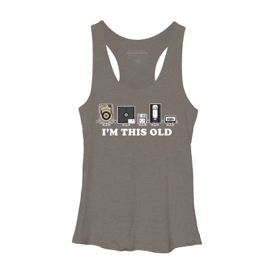 Women's Design By Humans I'm This Old By KaratePanda Racerback Tank Top 5 Women's Design By Humans I'm This Old By KaratePanda Racerback Tank Top - Image 3