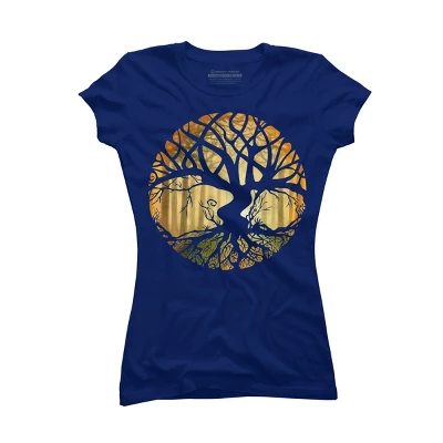 Junior's Design By Humans Druid Tree By EVA3 T-Shirt 9 Junior's Design By Humans Druid Tree By EVA3 T-Shirt - Image 7