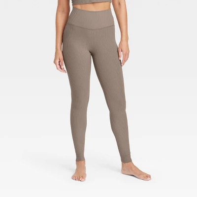 Women's Rib Curvy Leggings - All In Motion™ 9 Women's Rib Curvy Leggings - All In Motion™ - Image 7