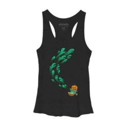 Women's Design By Humans It's Time For Halloween By SINDAR Racerback Tank Top -Mizuno Shop GUEST 99ccafdf 4fec 46d7 8d52 11c6128cdd9b