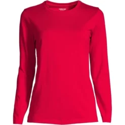 Lands' End Women's Tall Relaxed Supima Cotton Long Sleeve Crewneck T-Shirt -Mizuno Shop GUEST 99e60444 790d 4948 9129 0537540e444b