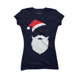 Junior's Design By Humans Hipster Santa Face With Hat Beard & Glasses Christmas By TronicTees T-Shirt 9 Junior's Design By Humans Hipster Santa Face With Hat Beard & Glasses Christmas By TronicTees T-Shirt -Mizuno Shop GUEST 9aa66f22 432b 491a 8040 9131fee4c31c