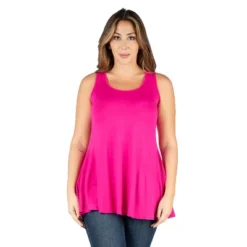 24seven Comfort Apparel Women's Plus Tunic Tank Top 13 24seven Comfort Apparel Women's Plus Tunic Tank Top -Mizuno Shop GUEST a18a8d7e b53d 4867 a58f 3a344b03e3fa