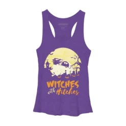 Women's Design By Humans Halloween Camping Witches Hitches Funny By RedBirdLS Racerback Tank Top -Mizuno Shop GUEST a4037452 888c 46f4 a4af ca7334ef81a2