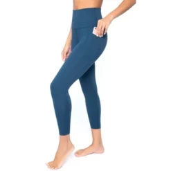 Yogalicious Womens Lux Elastic Free High Waist Side Pocket 7/8 Ankle Legging -Mizuno Shop GUEST a780168d d2bd 41d5 9793 611ceb20e739