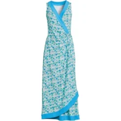 Lands' End Women's Light Weight Cotton Modal Sleeveless Surplice Maxi Dress 13 Lands' End Women's Light Weight Cotton Modal Sleeveless Surplice Maxi Dress -Mizuno Shop GUEST a9503775 8414 4730 b8be 06147d14b969