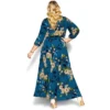 Women's Plus Size Emmaline Maxi Dress - Teal | CITY CHIC -Mizuno Shop GUEST a98d0781 a240 456a 85da d9bfa21be2f2
