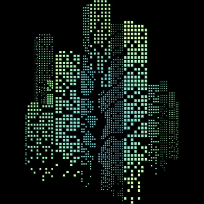 Women's Design By Humans City Lights And Tree By Alnavasord Racerback Tank Top 3 Women's Design By Humans City Lights And Tree By Alnavasord Racerback Tank Top