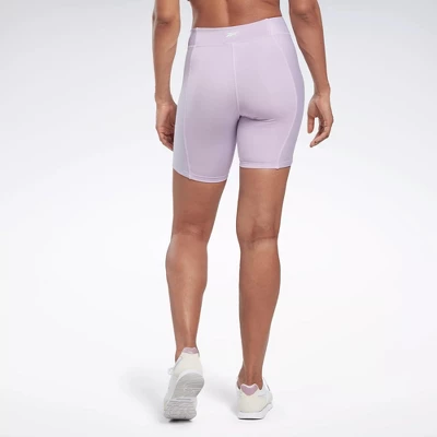 Reebok Yoga Performance Rib Shorts Womens Athletic Shorts 4 Reebok Yoga Performance Rib Shorts Womens Athletic Shorts - Image 2