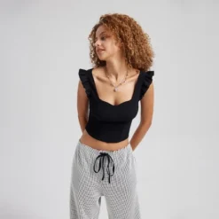 Women's Ruffled Tiny Tank Top -Mizuno Shop GUEST b0bf2890 4e13 4ef6 a4d0 0e1c002382da