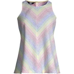 Lands' End Women's Linen Sleeveless Shirt