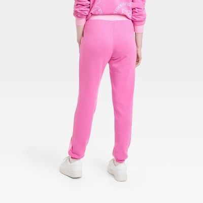 Women's Sanrio Hello Kitty Two-Tone Graphic Jogger Pants - Pink 3 Women's Sanrio Hello Kitty Two-Tone Graphic Jogger Pants - Pink