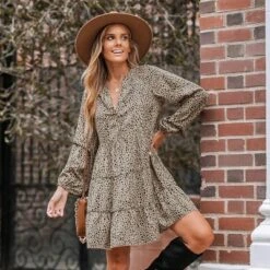 Women's Speckled Print Peasant Sleeve Mini Dress - Cupshe 9 Women's Speckled Print Peasant Sleeve Mini Dress - Cupshe -Mizuno Shop GUEST b6f90621 93a2 4e5d 8d90 eb6e05909de6