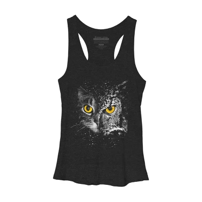Women's Design By Humans Disguise Two Face By Clingcling Racerback Tank Top 5 Women's Design By Humans Disguise Two Face By Clingcling Racerback Tank Top - Image 3