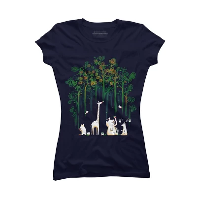 Junior's Design By Humans Repaint The Forest By Radiomode T-Shirt 6 Junior's Design By Humans Repaint The Forest By Radiomode T-Shirt - Image 4