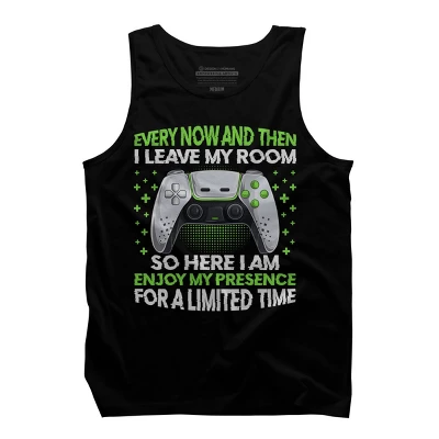Design By Humans Funny Video Games Every Now And Then I Leave My Room By Tank Top 4 Design By Humans Funny Video Games Every Now And Then I Leave My Room By Tank Top - Image 2