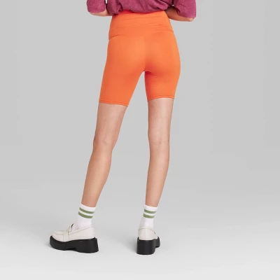 Women's High-Rise Polyester Bike Shorts - Wild Fable™ 4 Women's High-Rise Polyester Bike Shorts - Wild Fable™ - Image 2