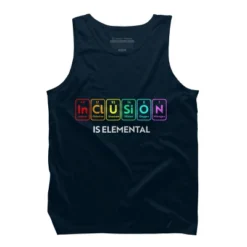 Design By Humans Inclusion Is Elemental Flag Rainbow Periodic Table By CyanidieTank Top -Mizuno Shop GUEST bd35f879 8aeb 438e bed3 bd09f54355e3
