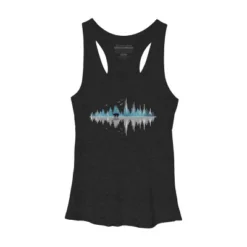 Women's Design By Humans The Sounds Of Nature - Music Sound Wave By NomAdartStudio Racerback Tank Top -Mizuno Shop GUEST bd64369c 5b6c 4635 8a13 2523065350b1